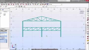 Exercise 4 - Part 1 - Moving Loads 2D Frame (Robot Structural Analysis)