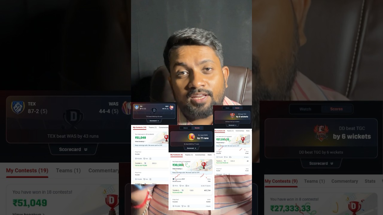 Dream 11 me aj prediction dekho.