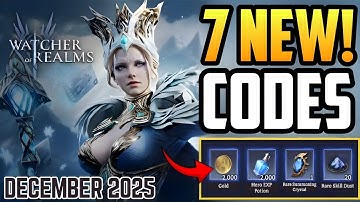 7 PROMO CODES 💥All Working Promo Codes (December 2025) ✤ Watcher of Realms