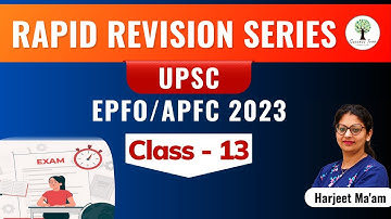 Rapid Revision Series | Reasoning | Class 13 | UPSC EPFO/APFC 2023 | Success Tree