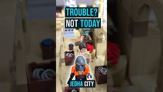 Ponda Baba Strolling Through Jedha City