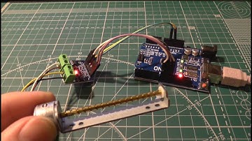 Arduino UNO + CD-ROM Motor via H-Bridge (stepper_oneStepAtATime)