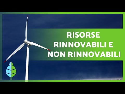 Video: Qual è la risorsa rinnovabile?