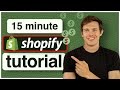 Shopify tutorial 2024  make a pro ecommerce store in 15 minutes