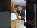 Unboxing The Full Size FIFA World Cup Trophy Now On Display In The Sports Vault MotivatedByMylan 