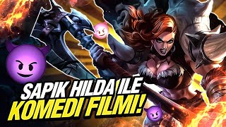 😈 SAPIK HİLDA! KOMEDİ FİLMİ GİBİ BİR MAÇ | Mobile Legends