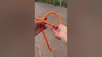 Overhand Knot - the most fundamental knot. #lifeskills #knots