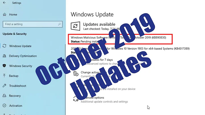 Windows Malicious Software Removal Tool x64 - KB890830 || KB4517389 Cumulative Update - October 2019