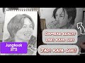 Tutorial Gambar Semi Realis Jungkook BTS | shading and highlights 