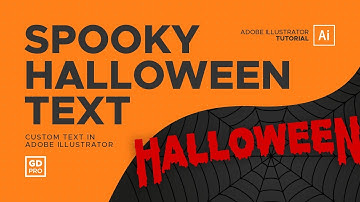 Adobe Illustrator • Spooky Halloween Text Tutorial