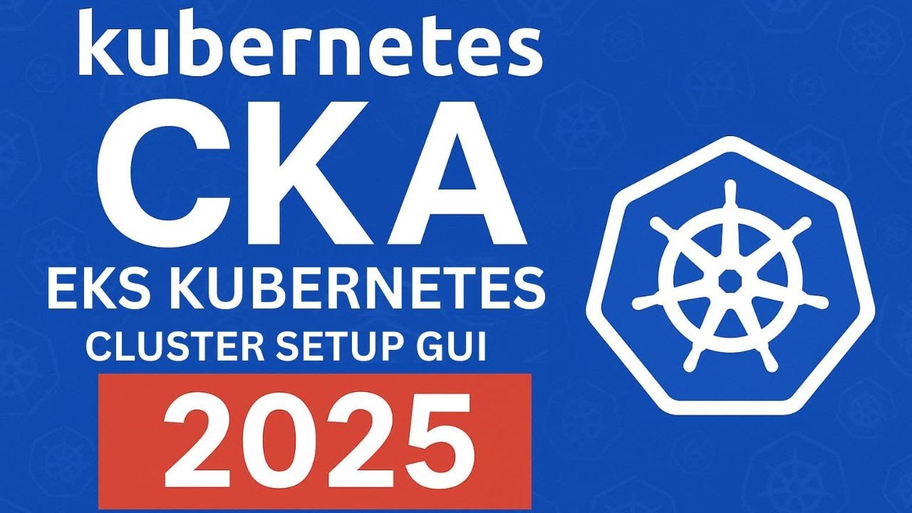 EKS Kubernetes Cluster Setup GUI - YouTube