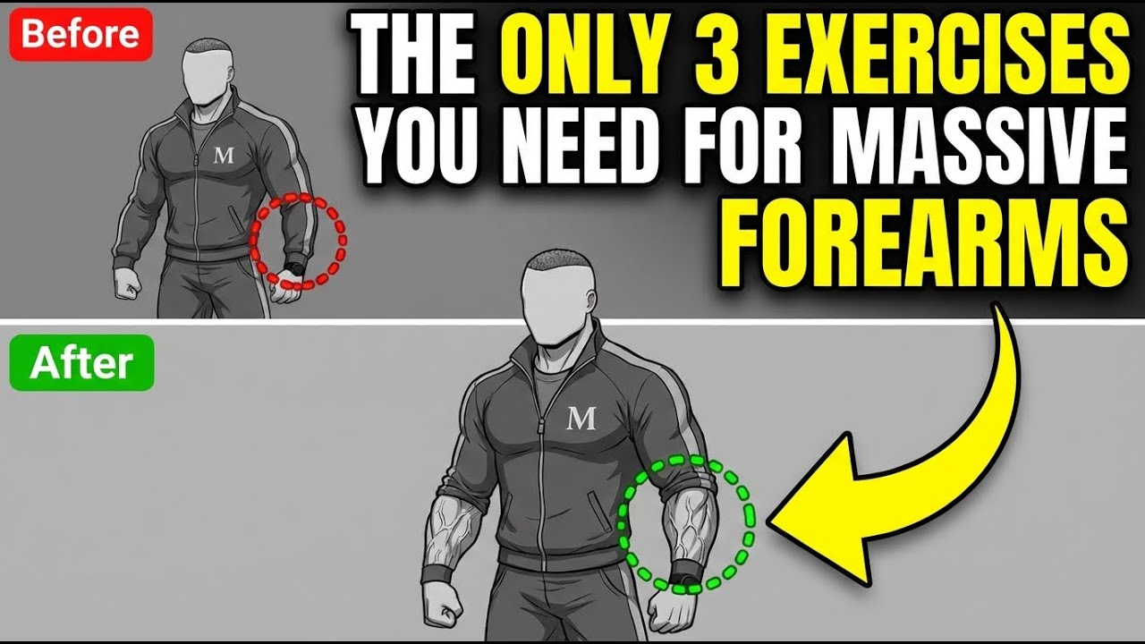 Get Massive Forearms At Home With Only 3 Exercises