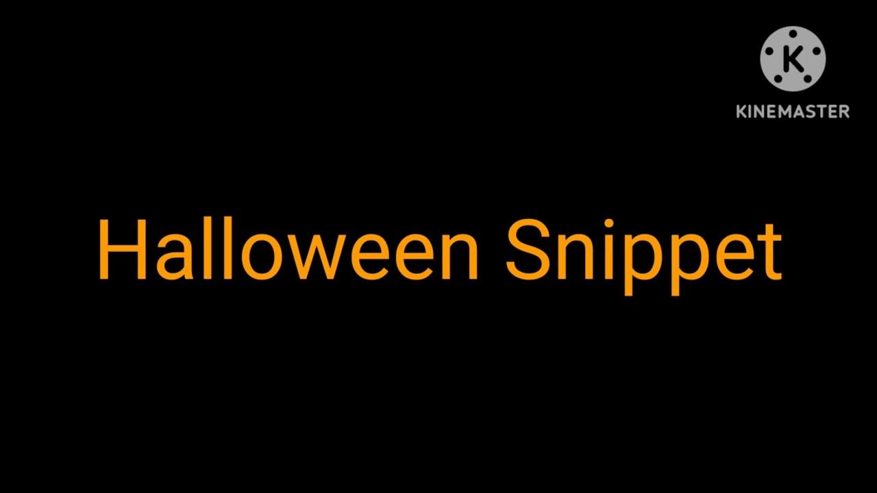 Halloween Snippet YouTube