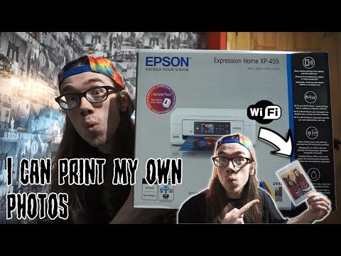 EPSON Expression Home XP-455 UNBOXING & SETUP | NimBruh