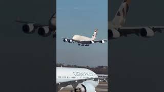 Etihad Airlines | Airbus A380-800 | Seconds from Landing Heathrow (LHR) #aviation #heathrow #a380