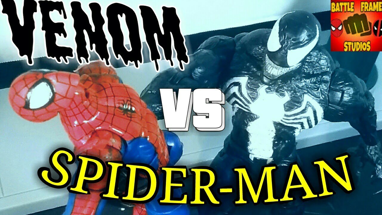 Spiderman Vs Venom Stop Motion - bad guy spidey venom roblox