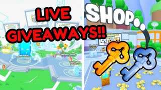 🔑LIVE PET SIMULATOR 99 PRISON UPDATE + GIVEAWAYS!!🔑