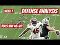 Week 7 Bucs vs Raiders Defense Film Analysis - (Bucs Win 45-20)