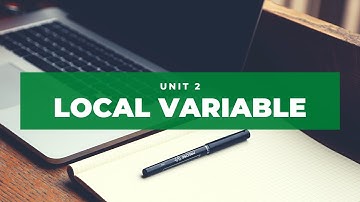 Local Variable In Java (Hindi) | 2020