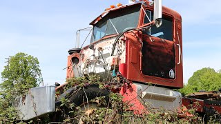 #25 Massive Old School Semi Truck Wrecking Yard!