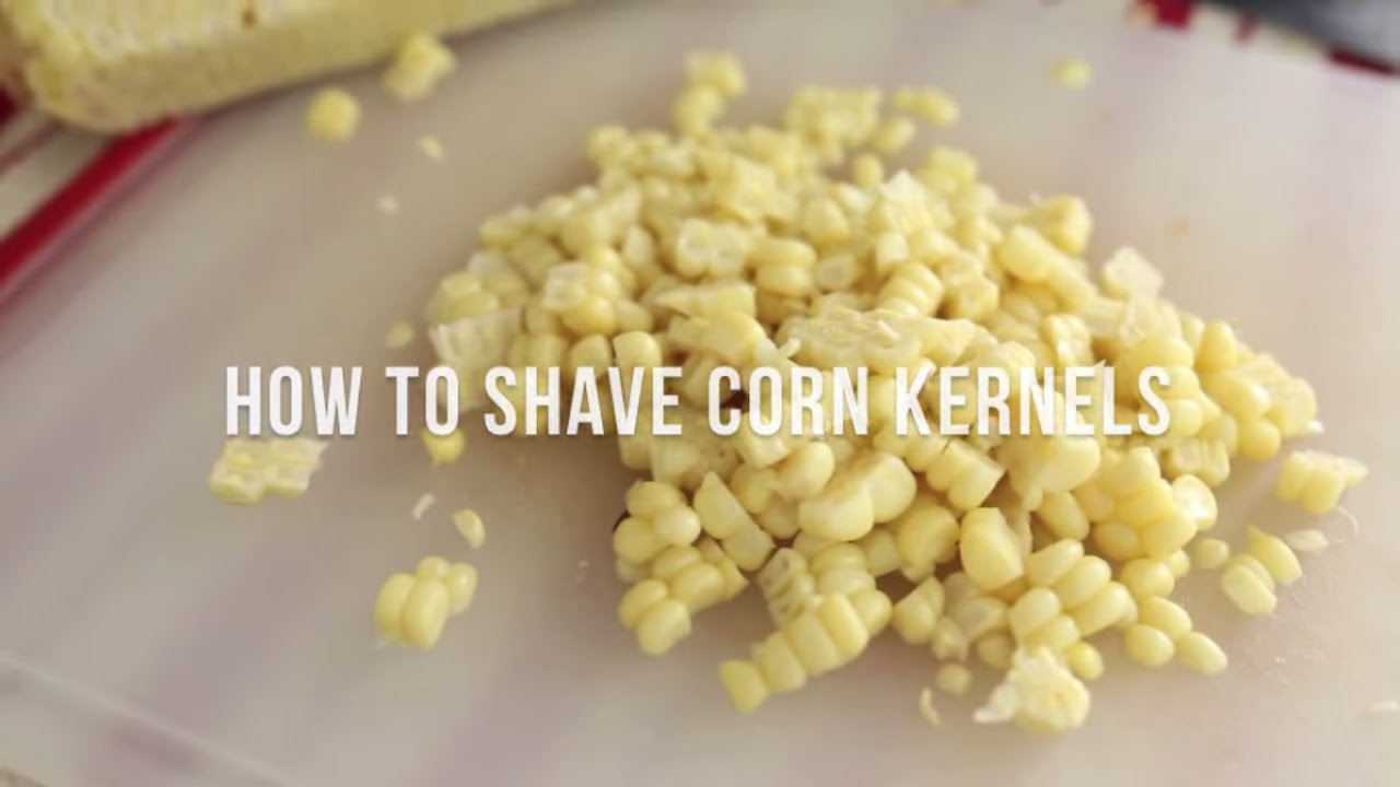 How to Shave Corn Kernels cooksmarts YouTube