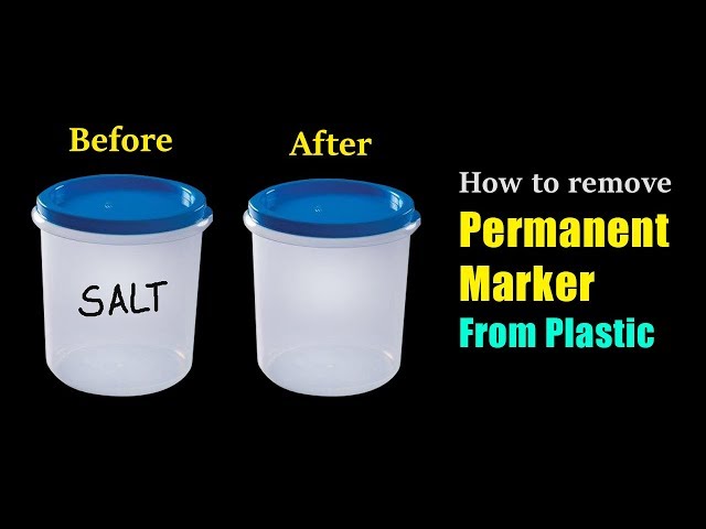 How to Remove Permanent Marker from Plastic - An Easy Guide