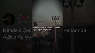 İçimdeki Çocuk Bir Duvarın Kenarında. Ağlaya Ağlaya Kaldı😢 Resimi