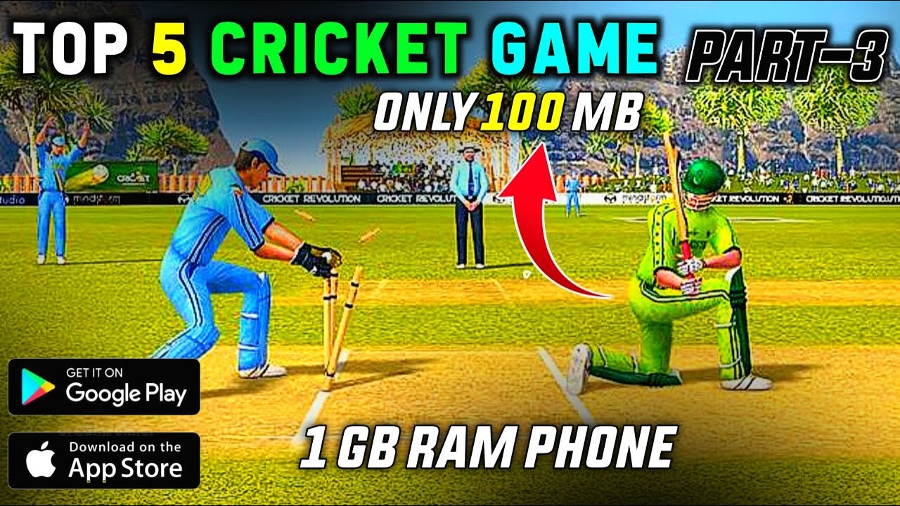 Top 5 Best Cricket Game Under 100mb | Top 5 Best Cricket Game | Career Mode,Tournament,Ipl features😱