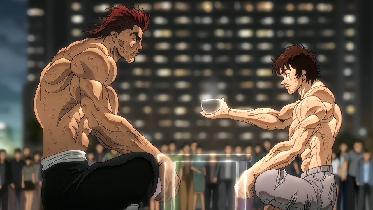 BAKI HANMA VS YUJIRO HANMA luta completa [BAKI HANMA 2 temporada dubla