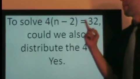 Part 1 of 2: Solving multi-step equations is easy! *with practice*