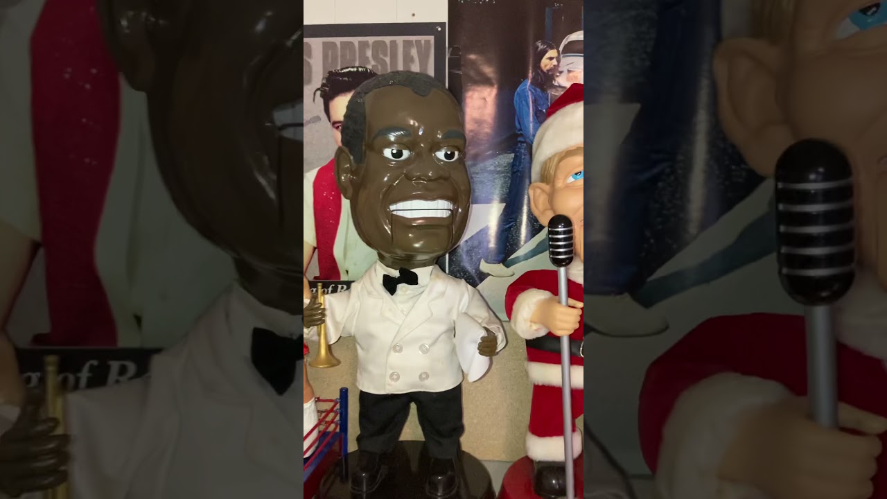 Louis Armstrong - Gemmy animated figure - Pop Culture Series