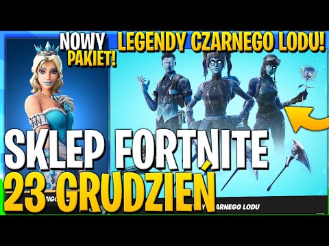 *NOWY* ZIMOWY PAKIET LEGENDY CZARNEGO LODU! *POWRÓT* SKIN MIGOTKA w Nowy Sklep Fortnite 23 Grudzień