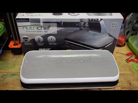 NutriChef PKVS18BK Automatic Food Vacuum Sealer 