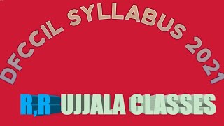 . DFCCIL SYLLABUS 2021