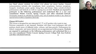 Elective Selection 7ht 8th grade 2021 2022 Course Catalog Review 1