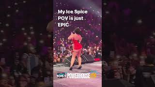 POV | Ice Spice on Stage at Powerhouse