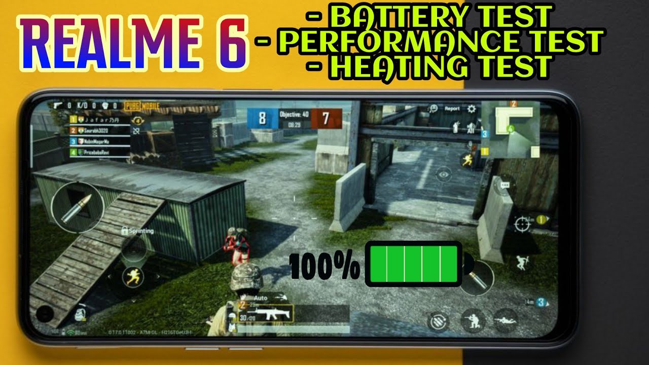 Realme 6 Pubg Smooth+Extreme In 2021 | Battery Test | Heating Test | Performance Test