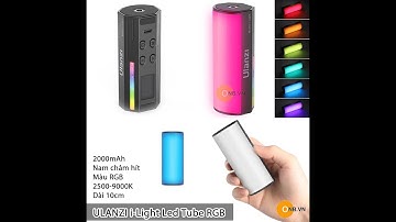 Ulanzi I Light 10cm - Led RGB - Review nhanh đèn led nhỏ gọn chất lượng