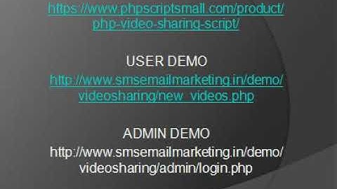 php video sharing script, youtube clone script