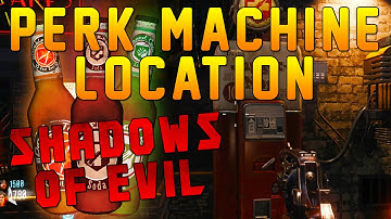 How To Find Perk Machines - Shadows Of Evil (Finding Juggernog, Double Tap, Speed Cola)