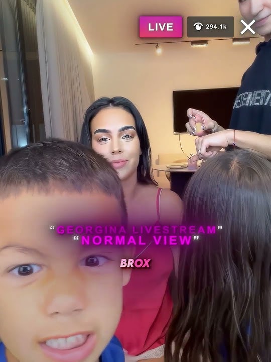Ronaldo Crashed Georgina's Live 📉☠️ #shorts #viral #funny #trending