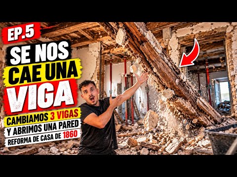 A BEAM FELL! 😱 We replaced 3 BEAMS in the 1860 HOUSE | Renovation EP.5