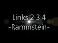 Rammstein  links 2 3 4 lyrics