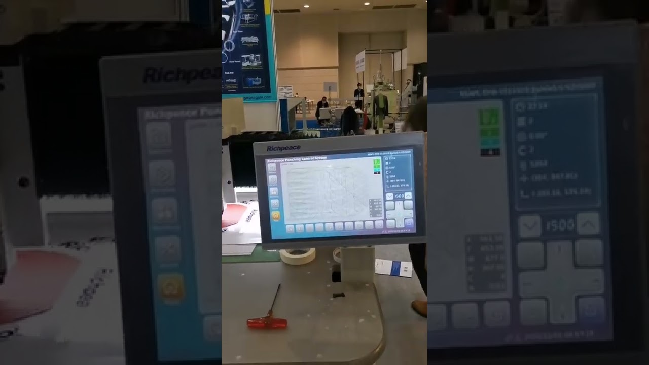 Richpeace punching machine in Jiam show