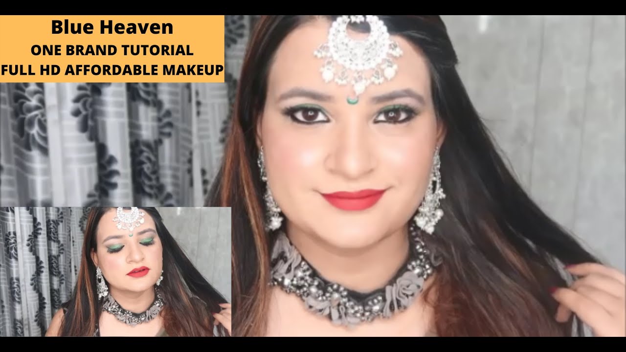 Blue Heaven One Brand Wedding Guest Makeup Look/Products