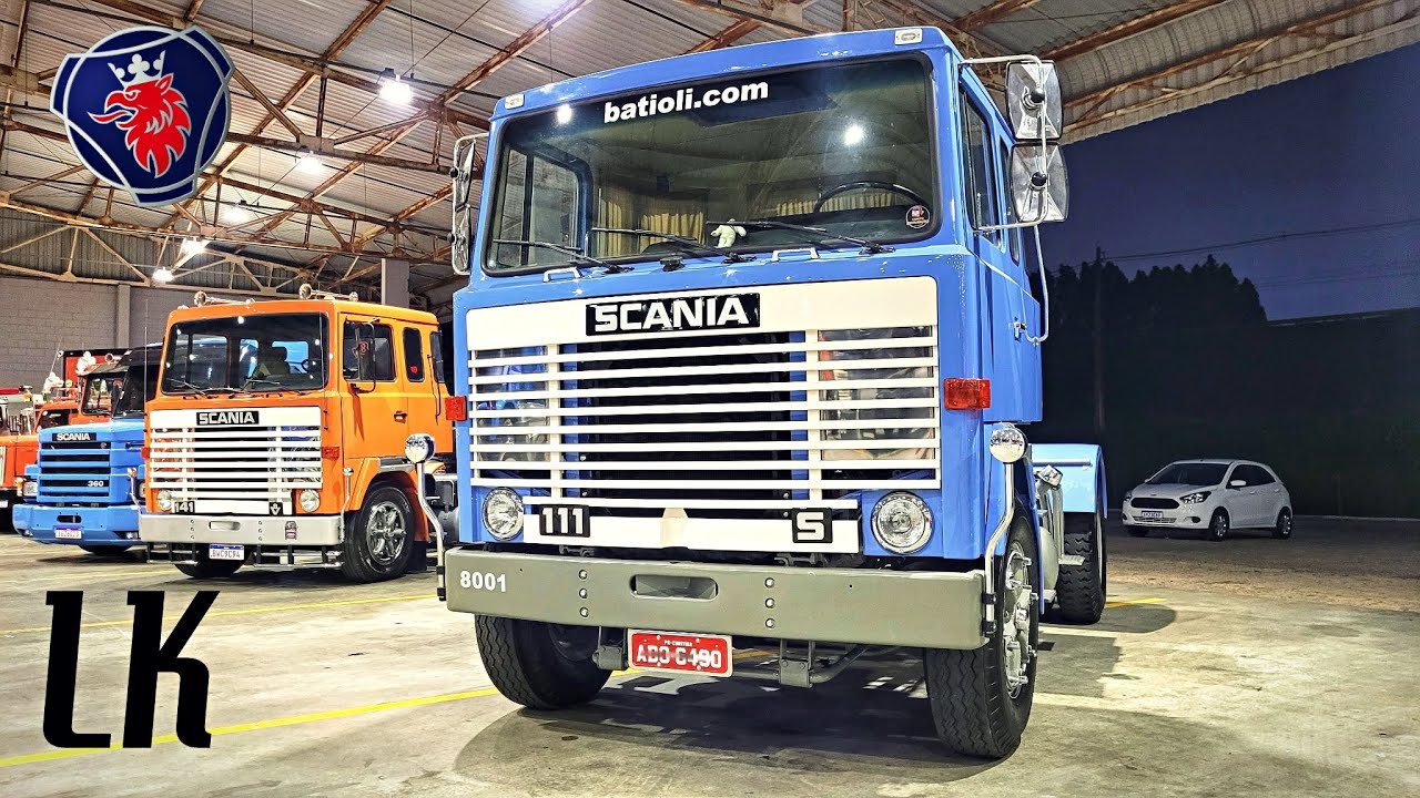 SCANIA LK 111S na cor azul e no estilo original - 1° ENCONTRO DE LENDAS - COTRASA SJP (PR) - 2025
