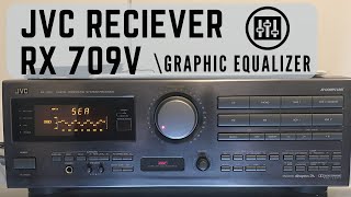 Vintage JVC RX-709V Digital Synthesizer Stereo System