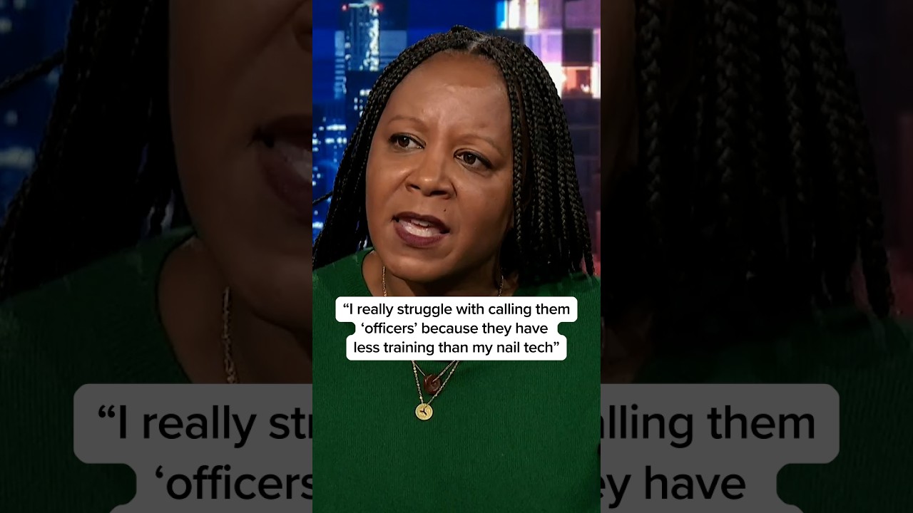 'I really struggle with calling them 'officers' because they have less training than my nail tech'