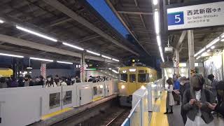【珍編成】2+4+2組成　西武新宿線 新旧2000系2409F+2521F+2417F 高田馬場到着