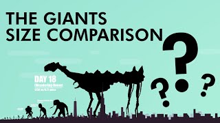 The Giants: Size Comparison - Trevor Henderson Creatures